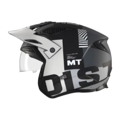 Casco Mt District Sv S Miata B2 Negro Gris Mate