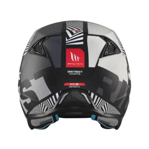 Casco Mt District Sv S Miata B2 Negro Gris Mate