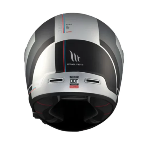 Casco Mt Jarama Sv Cargo A5 Blanco Gris Brillo