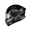 Casco Mt Stinger 2 Tron B12 Negro Gris Brillo
