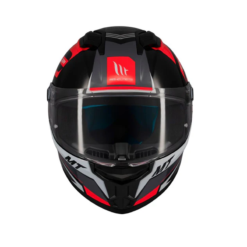 Casco Mt Stinger 2 Tron B15 Negro Rojo Brillo