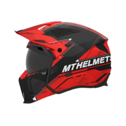 Casco Mt Streetfighter Sv S Goron B5 Negro Rojo