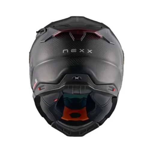 Casco Nexx Wst3 Carbon Zero Pro Negro Visor Iridium Rojo