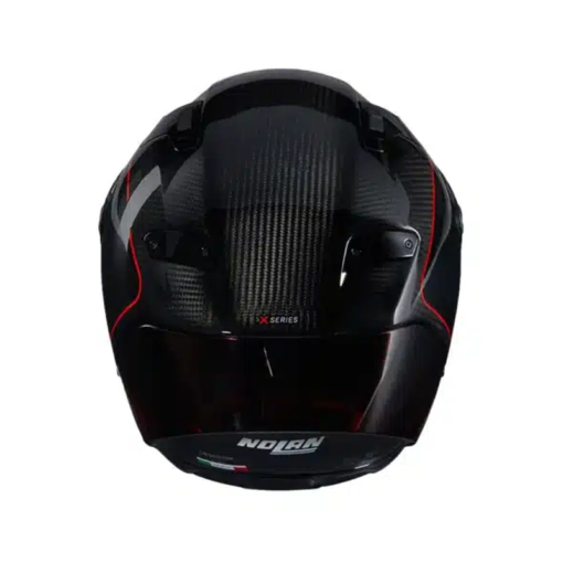 Casco Nolan X-804 Rs Ultra Carbon Asso Di Picche Negro Rojo