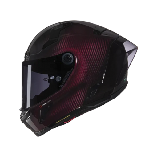 Casco Nolan X-804 Rs Ultra Carbon Liquido 326 Rojo Visor Smoke