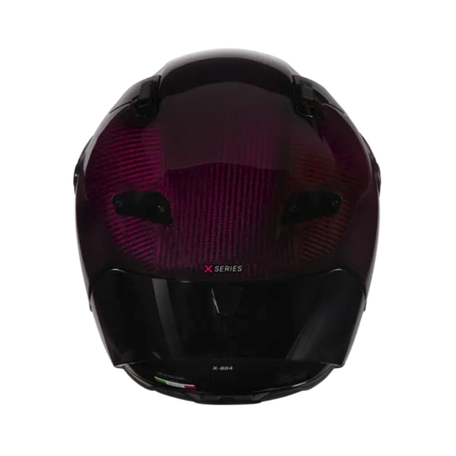Casco Nolan X-804 Rs Ultra Carbon Liquido 326 Rojo Visor Smoke