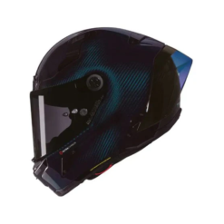 Casco Nolan X-804 Rs Ultra Carbon Liquido 328 Azul Visor Smoke
