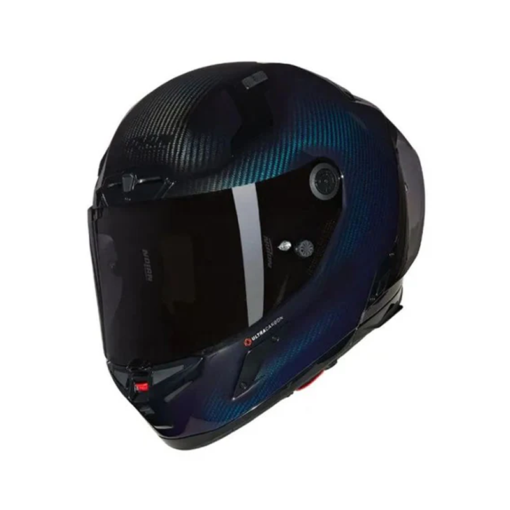 Casco Nolan X-804 Rs Ultra Carbon Liquido 328 Azul Visor Smoke