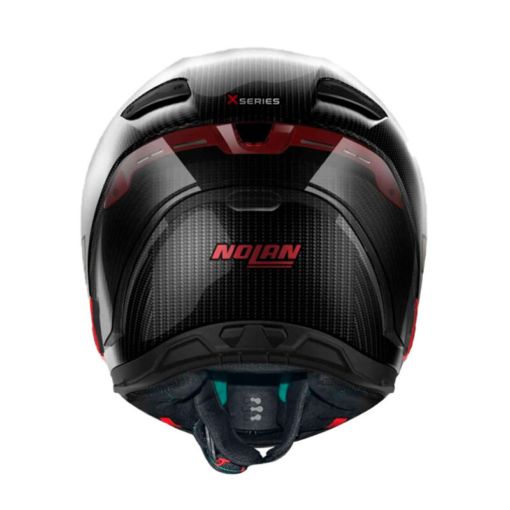 Casco Nolan X-804 Ultra Carbón Iridium Negro Rojo