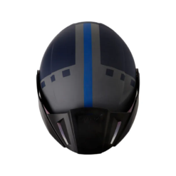 Casco Shaft 212 Ditto Azul Oscuro Gris Visor Iridium Azul
