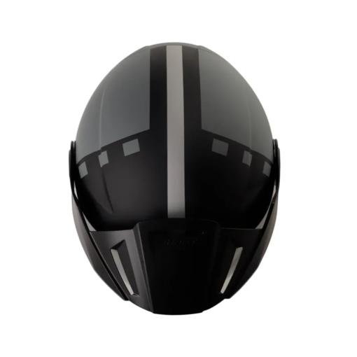 Casco Shaft 212 Ditto Gris Oscuro Visor Iridium Silver