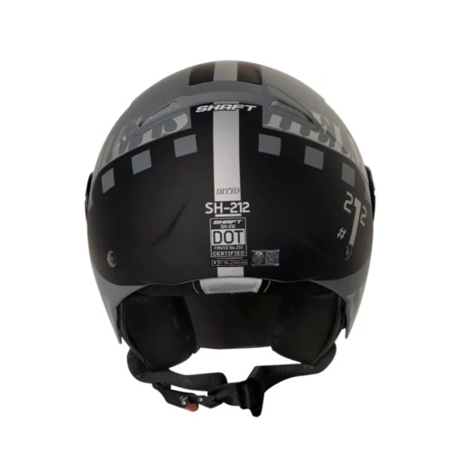 Casco Shaft 212 Ditto Gris Oscuro Visor Iridium Silver