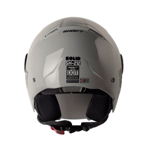 Casco Shaft 212 Solid Gris Oscuro Negro Visor Iridium Azul
