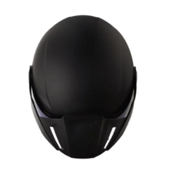 Casco Shaft 212 Solid Negro Azul Visor Iridium Azul 1