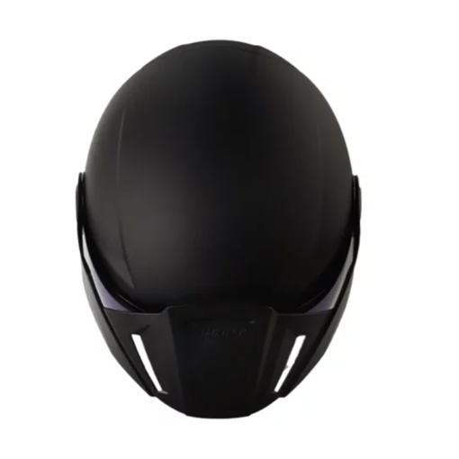Casco Shaft 212 Solid Negro Azul Visor Iridium Azul 1
