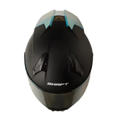 Casco Shaft 560 Evo Solid Negro Dorado Visor Iridium Dorado