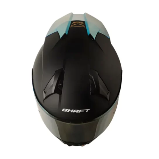 Casco Shaft 560 Evo Solid Negro Dorado Visor Iridium Dorado