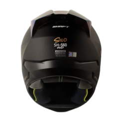 Casco Shaft 560 Evo Solid Negro Dorado Visor Iridium Dorado