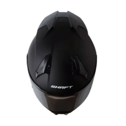 Casco Shaft 560 Solid Negro Gris Visor Iridium Silver