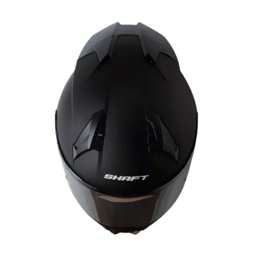 Casco Shaft 560 Solid Negro Gris Visor Iridium Silver
