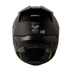 Casco Shaft 560 Solid Negro Gris Visor Iridium Silver