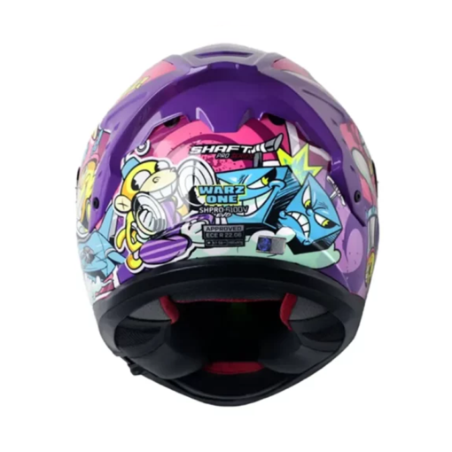 Casco Shaft Pro 610Dv Evo Warz One Fucsia Azul