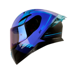 Casco Shaft Pro 612Dv Evo Aura Azul Visor Iridium Azul