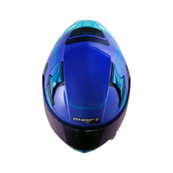 Casco Shaft Pro 612Dv Evo Aura Azul Visor Iridium Azul
