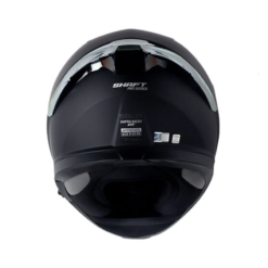 Casco Shaft Pro 612Dv Solid Negro Gris Visor Iridium Dorado