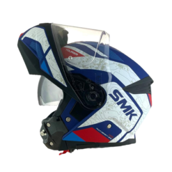 Casco Smk Gullwing Navig Blanco Azul Rojo