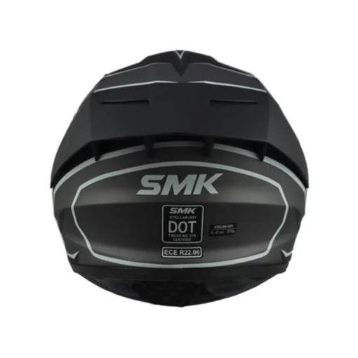 Casco Smk Stellar Adox Negro Gris