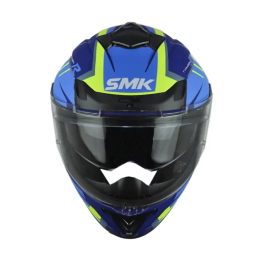 Casco Smk Typhoon Aerot Azul Amarillo