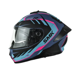 Casco Smk Typhoon Aerot Negro Fucsia