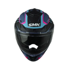 Casco Smk Typhoon Aerot Negro Fucsia