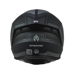 Casco Spartan Draken S Sonar Negro Gris