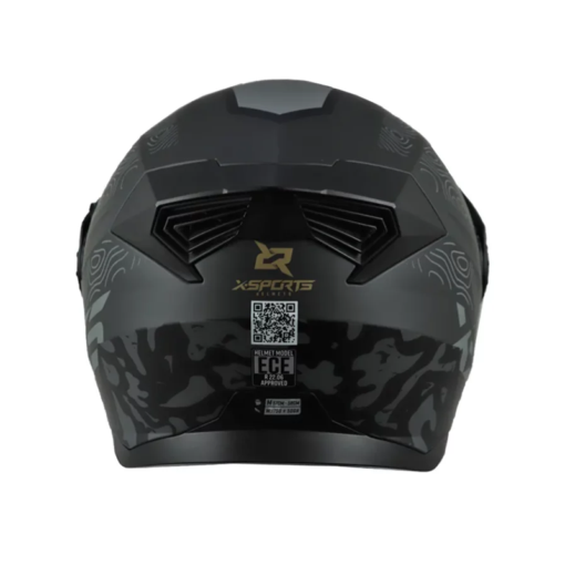 Casco X-Sports 165 Girard Negro Gris