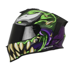 Casco XSports V151 Hulk Morado Verde