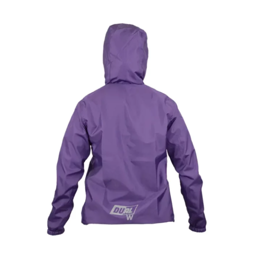 Chaqueta Poliester Bullet Doble Faz Fem Negro Morado