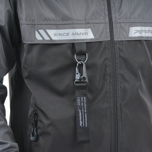 Cortaviento Pigmalion Euro Gris Negro Mas