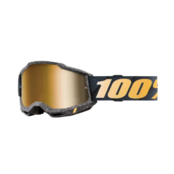 Lentes Cross 100% Accuri 2 Risland Visor Dorado