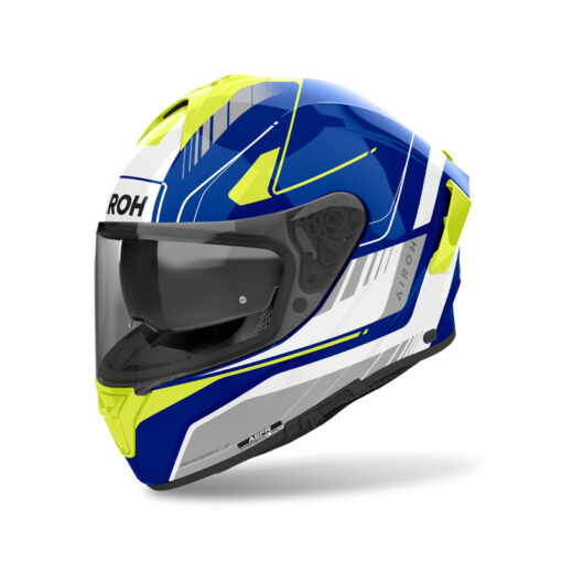Casco Airoh Spark 2 Chrono Azul Amarillo