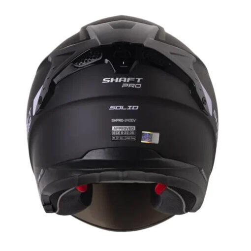 Casco Shaft Pro 240Dv Solid Negro Morado Claro Visor Iridium Morado - Image 2