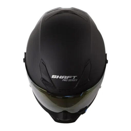 Casco Shaft Pro 615Dv Solid Negro Dorado Visor Iridium Dorado - Image 3