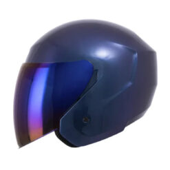 Casco Tech T10 Solid Camaleon Visor Iridium Azul