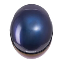 Casco Tech T10 Solid Camaleon Visor Iridium Azul 2 1 - Punto Llantas 2