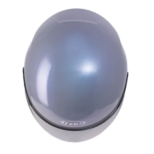 Casco Tech T10 Solid Camaleon Visor Iridium Silver - Image 3