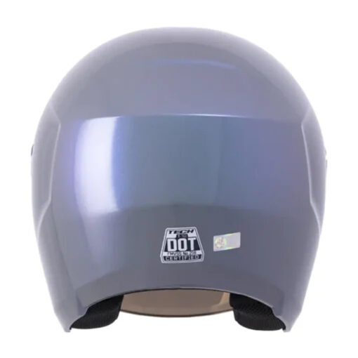 Casco Tech T10 Solid Camaleon Visor Iridium Silver - Image 2