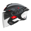 CASCO MT COSMOS SV SILENCE NEGRO MATE GRIS - Punto Llantas 4