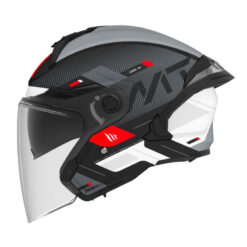 Casco Mt Cosmo Sv Silence B2 Blanco Gris