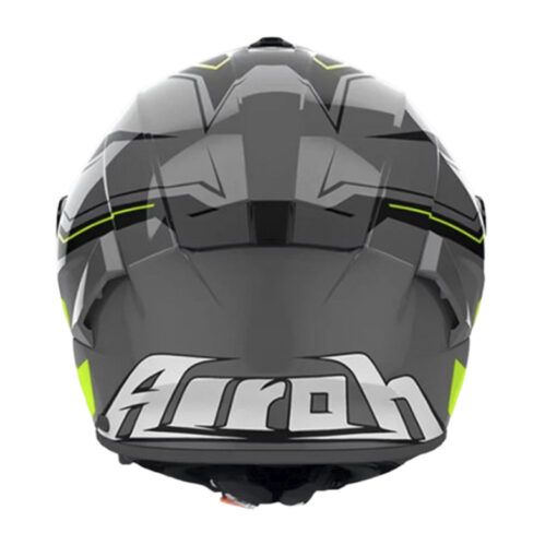 Casco Airoh Spark 2 Dart Amarillo Gris Brillo - Image 3